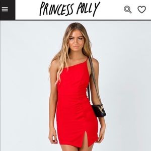 Princess polly BRAND NEW red mini dress